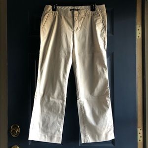 Gap women’s light tan straight leg pants